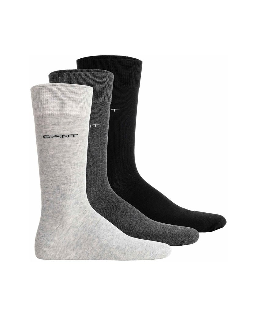 GANT-Herren-Socken-3er-Pack-schwarz