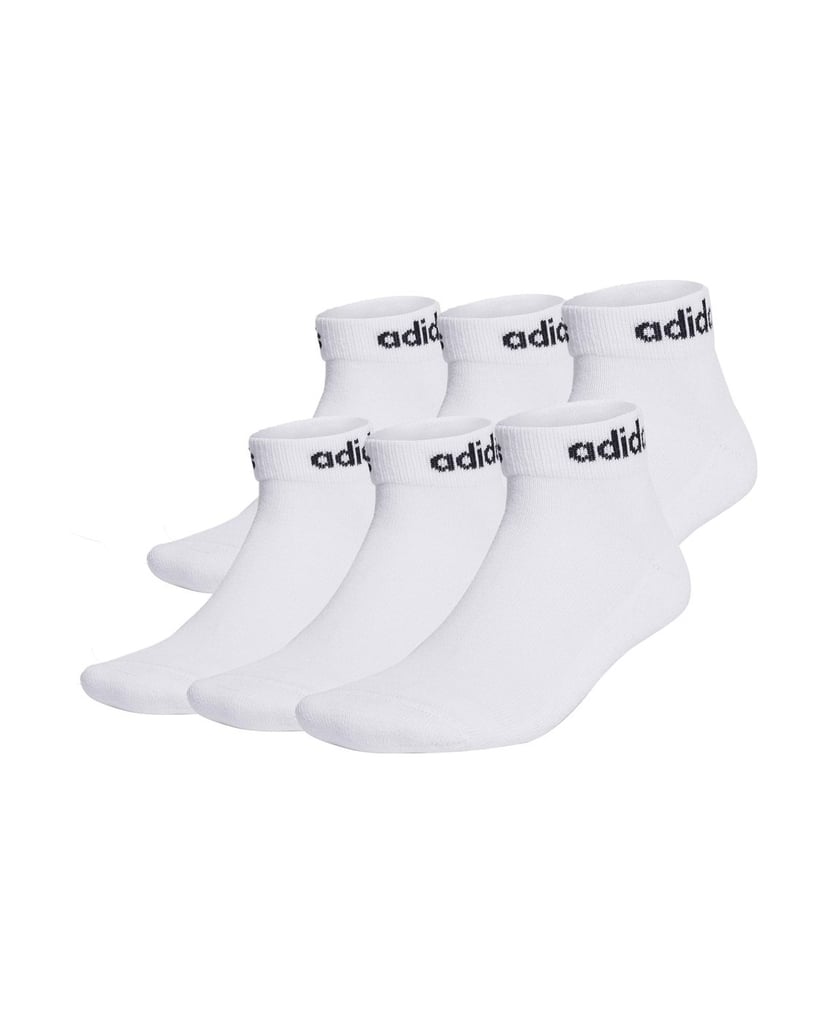 Adidas-Unisex-Socken-6er-Pack-Linear-Cushioned-Ankle-schwarz