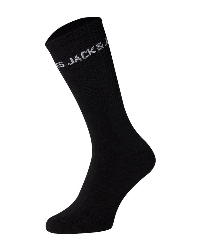 Jack-&-Jones-Unisex-Socken-10er-Pack-JACBASIC-LOGO-TENNIS-SOCK-10-PACK-JNR-schwarz