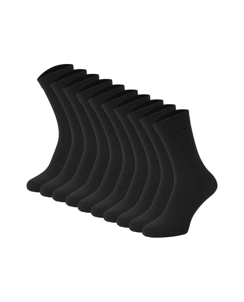 Jack-&-Jones-Unisex-Socken-10er-Pack-JACBLACK-SOCK-10-PACK-JNR-schwarz