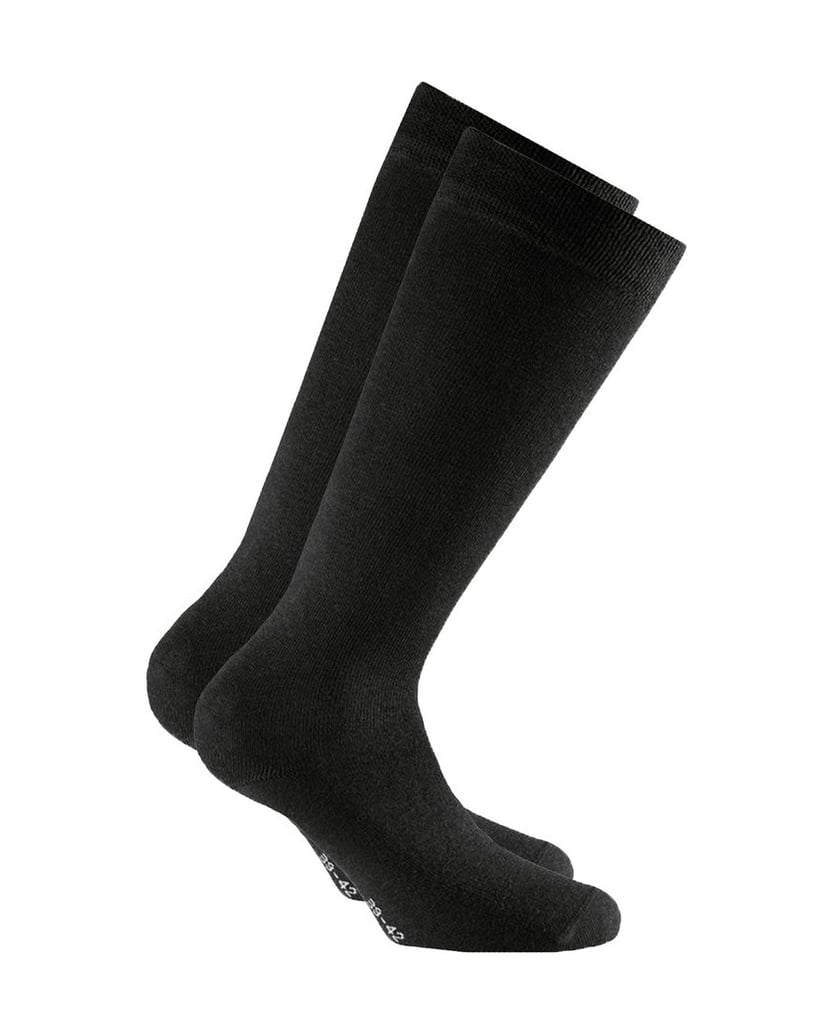 Rohner-basic-Unisex-Socken-2er-Pack-Basic-Cotton-II-Long-schwarz
