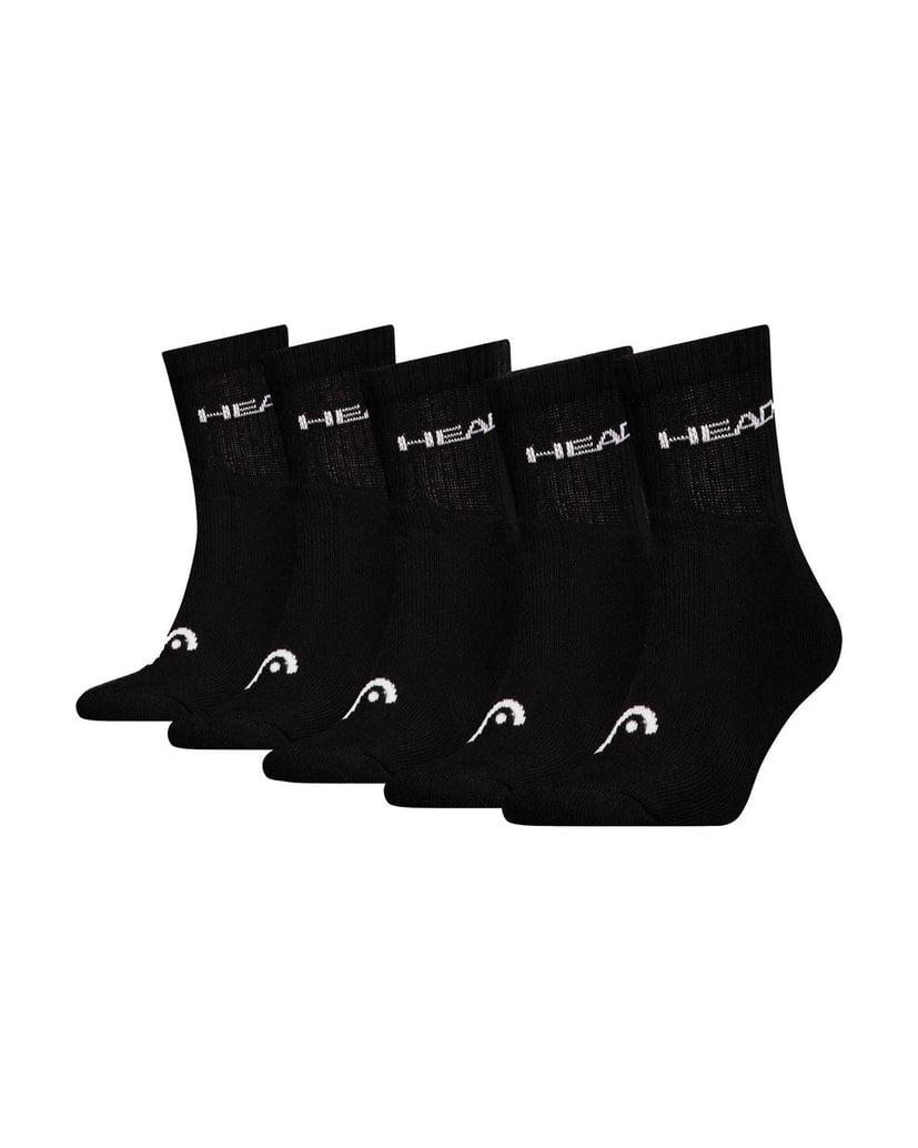 Head-Unisex-Socken-5er-Pack-HEAD-ELEMENTS-ALL-SPORTS-SHORT-CREW-ECOM-schwarz