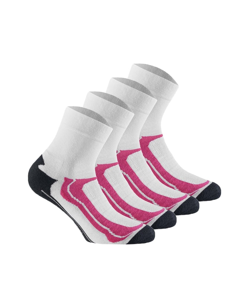 Rohner-basic-Unisex-Socken-4er-Pack-Basic-Quarter-Sport-grau