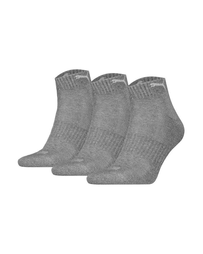 Puma-Unisex-Socken-3er-Pack-Cushioned-Quarter-3P-schwarz