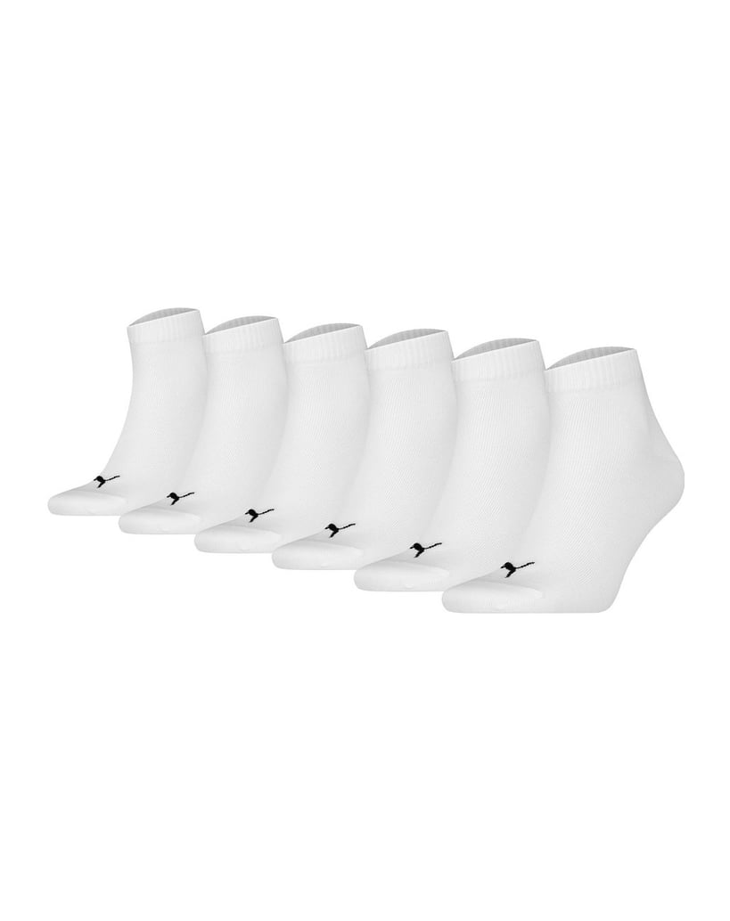 Puma-Unisex-Socken-6er-Pack-Quarter-Plain-ECOM-6P-schwarz