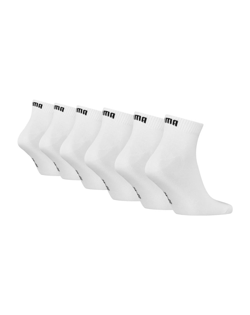 Puma-Unisex-Socken-6er-Pack-Quarter-Plain-ECOM-6P-schwarz