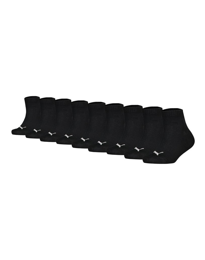 Puma-Unisex-Socken-9er-Pack-Plain-Quarter-ECOM-9P-schwarz