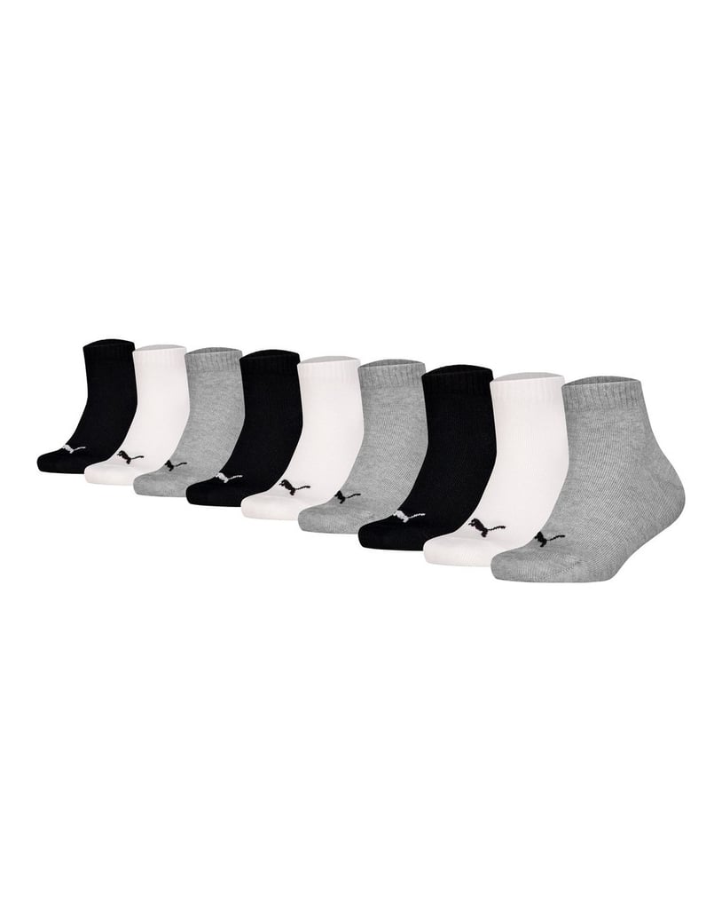 Puma-Unisex-Socken-9er-Pack-Plain-Quarter-ECOM-9P-schwarz