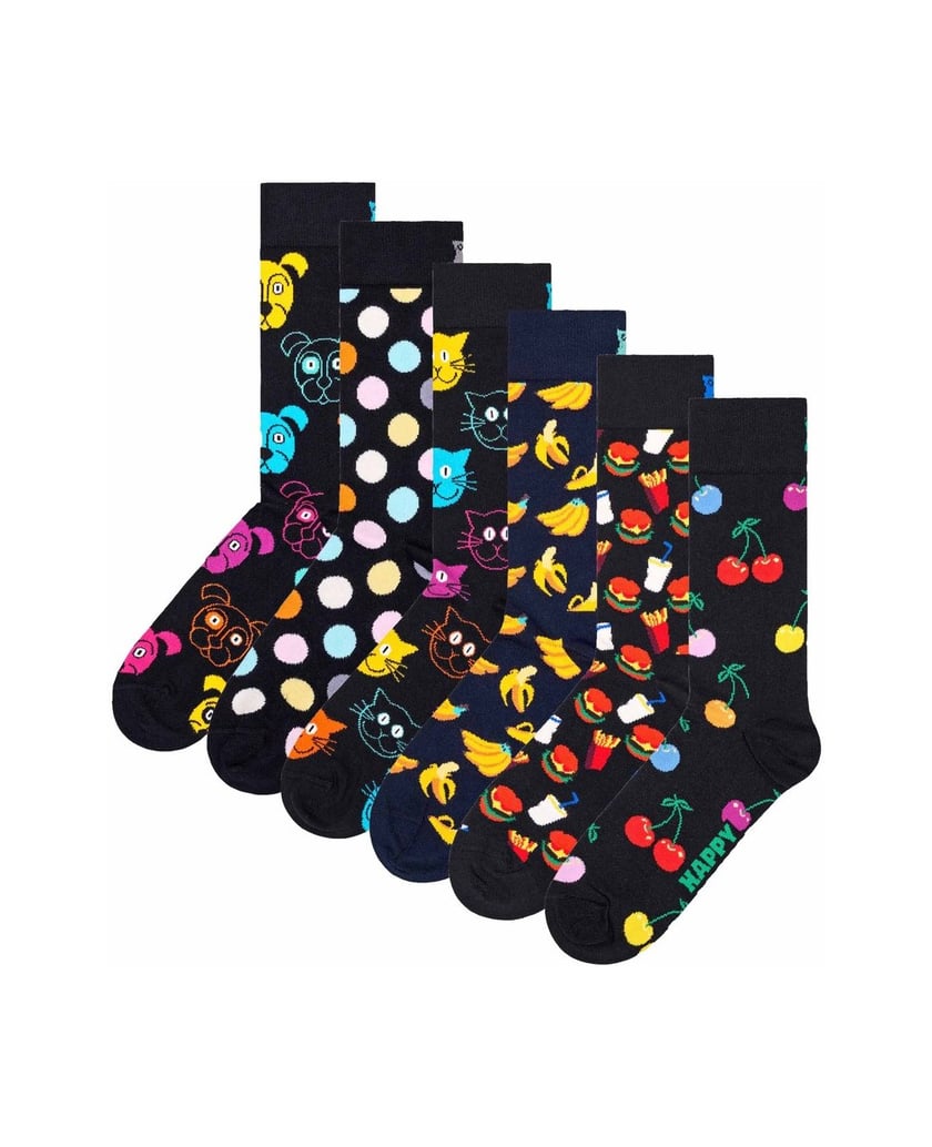 HAPPY-SOCKS-Unisex-Socken-6er-Pack