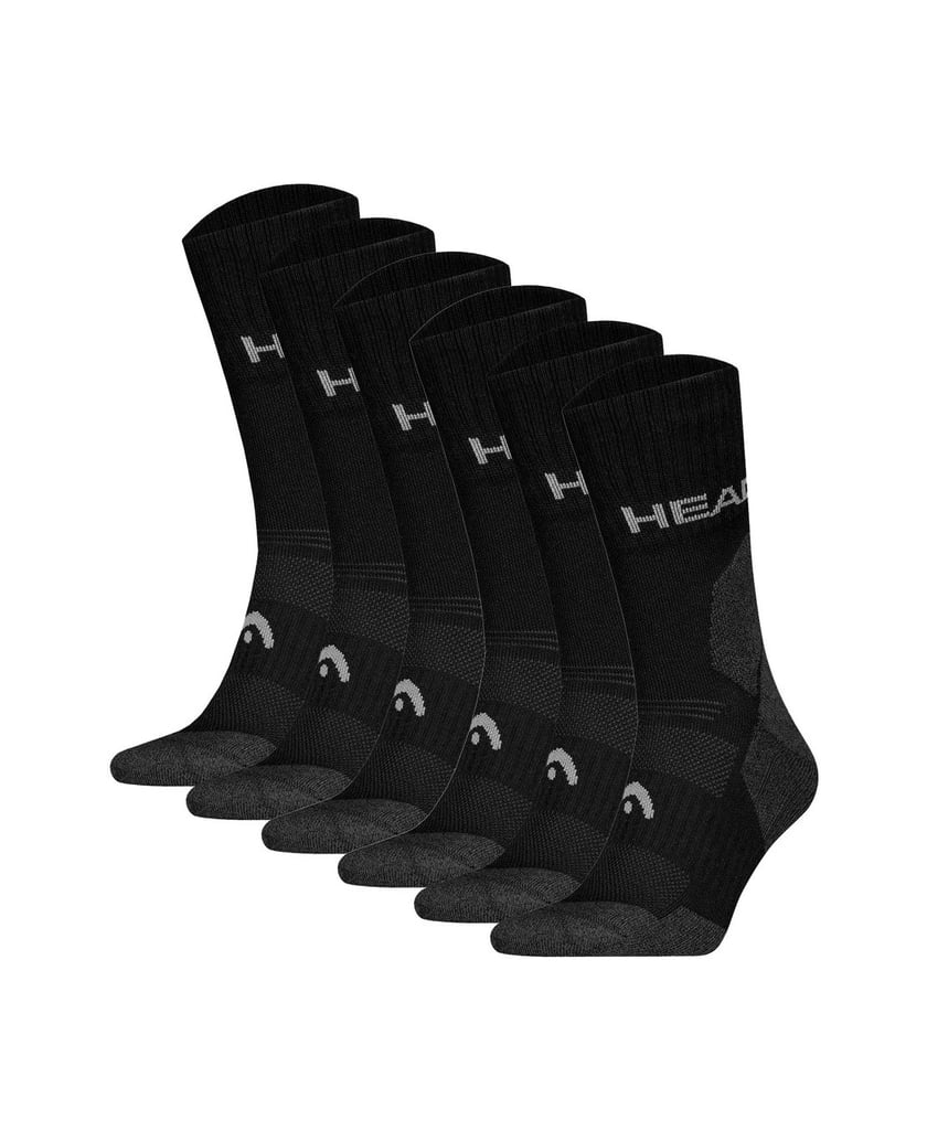 Head-Unisex-Socken-6er-Pack-Hiking-All-Climates-Crew-6P-schwarz