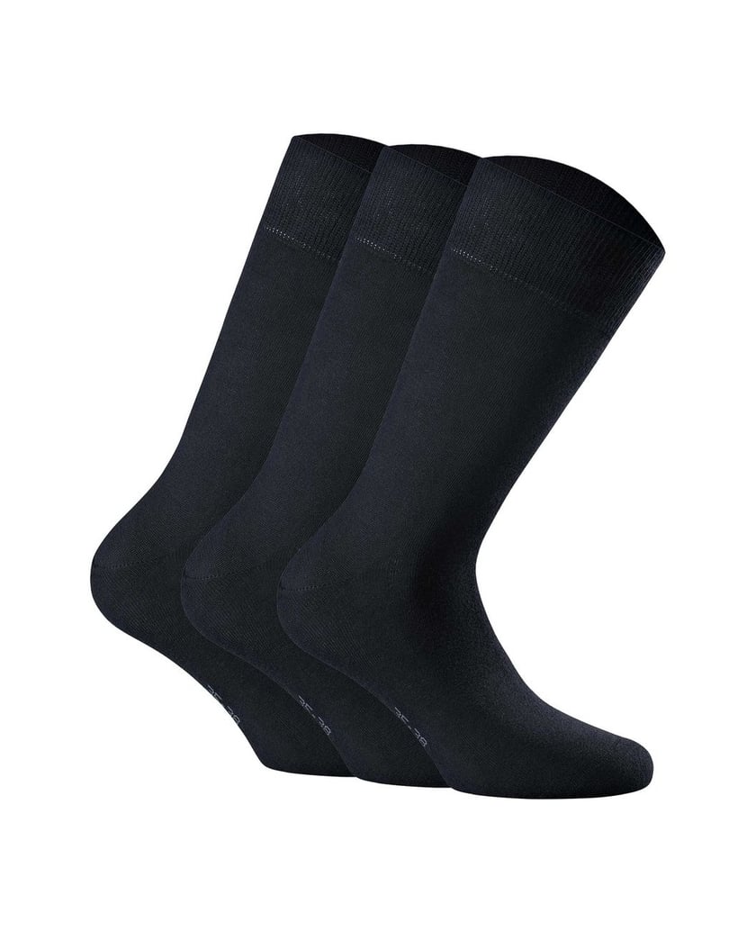 Rohner-basic-Unisex-Socken-3er-Pack-cotton-II-3-er-Pack-schwarz