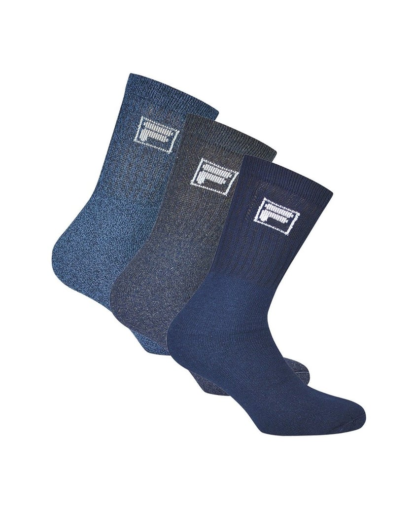 Fila-Unisex-Socken-3er-Pack-grau