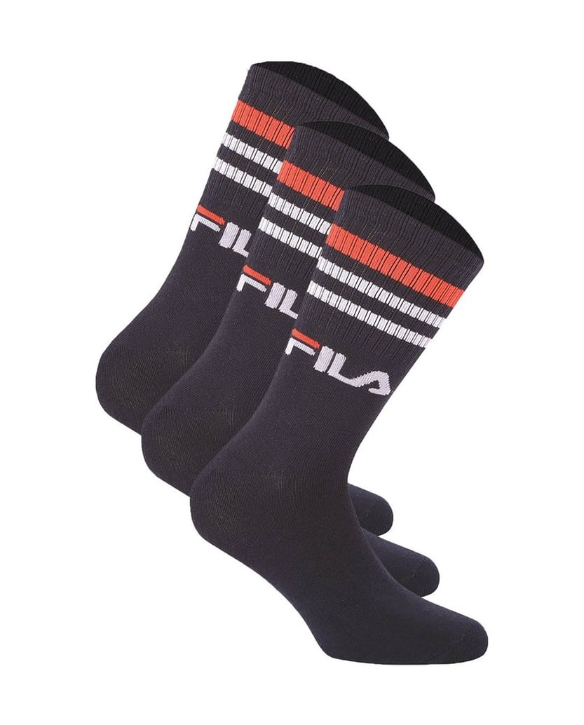 Fila-Unisex-Socken-3er-Pack-schwarz