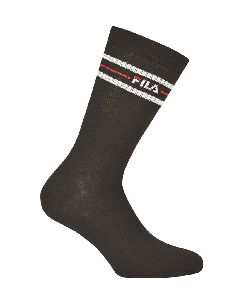 Fila-Unisex-Socken-6er-Pack-schwarz