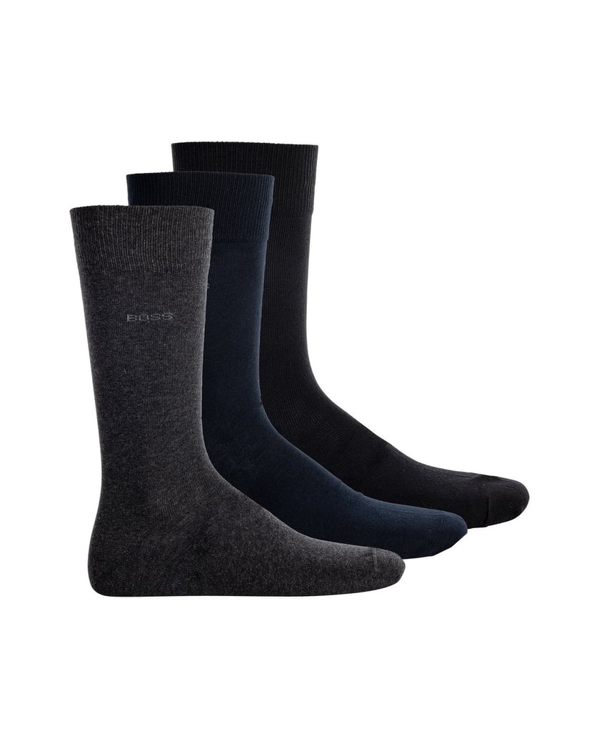 BOSS-Herren-Socken-3er-Pack-schwarz