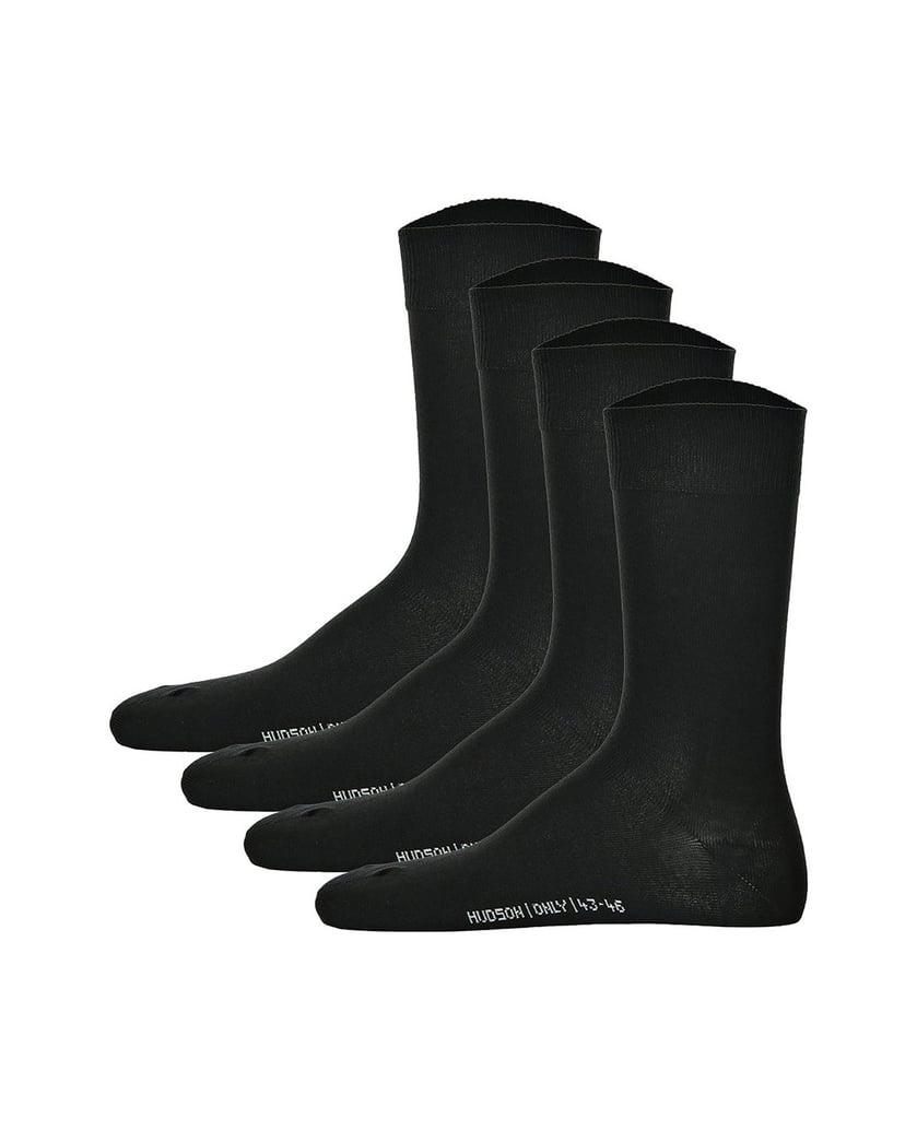 Hudson-Herren-Socken-4er-Pack-schwarz