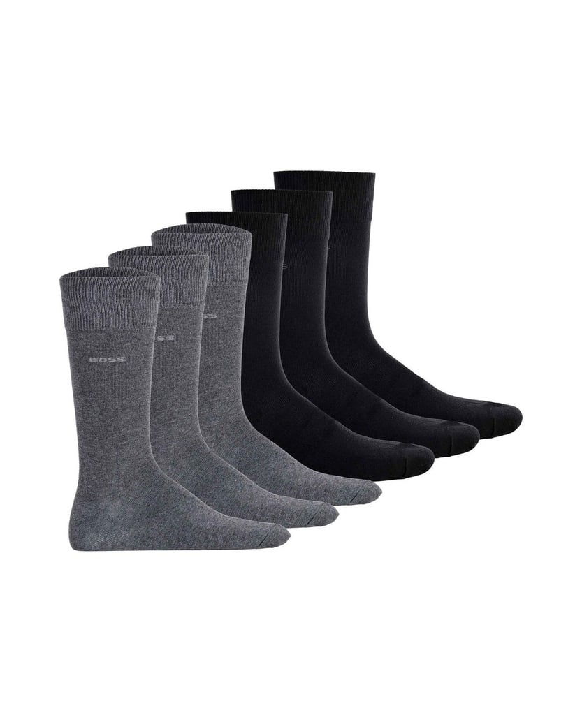 BOSS-Herren-Socken-6er-Pack-schwarz