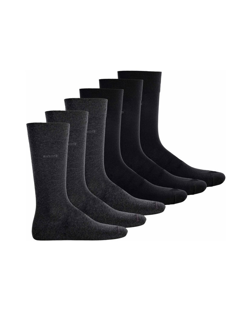 BOSS-Herren-Socken-6er-Pack-schwarz
