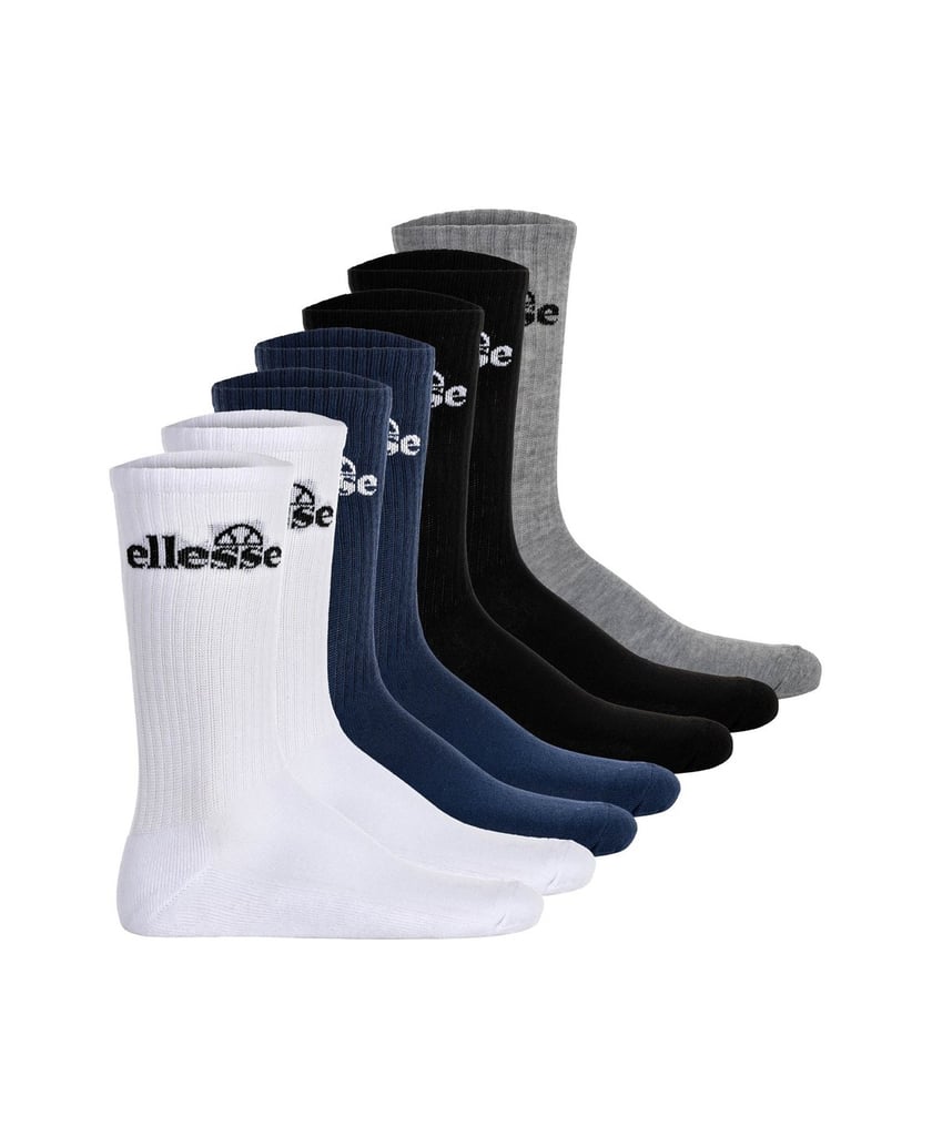 ELLESSE-Unisex-Socken-7er-Pack-TREGO-SPORT-SOCK-weiss