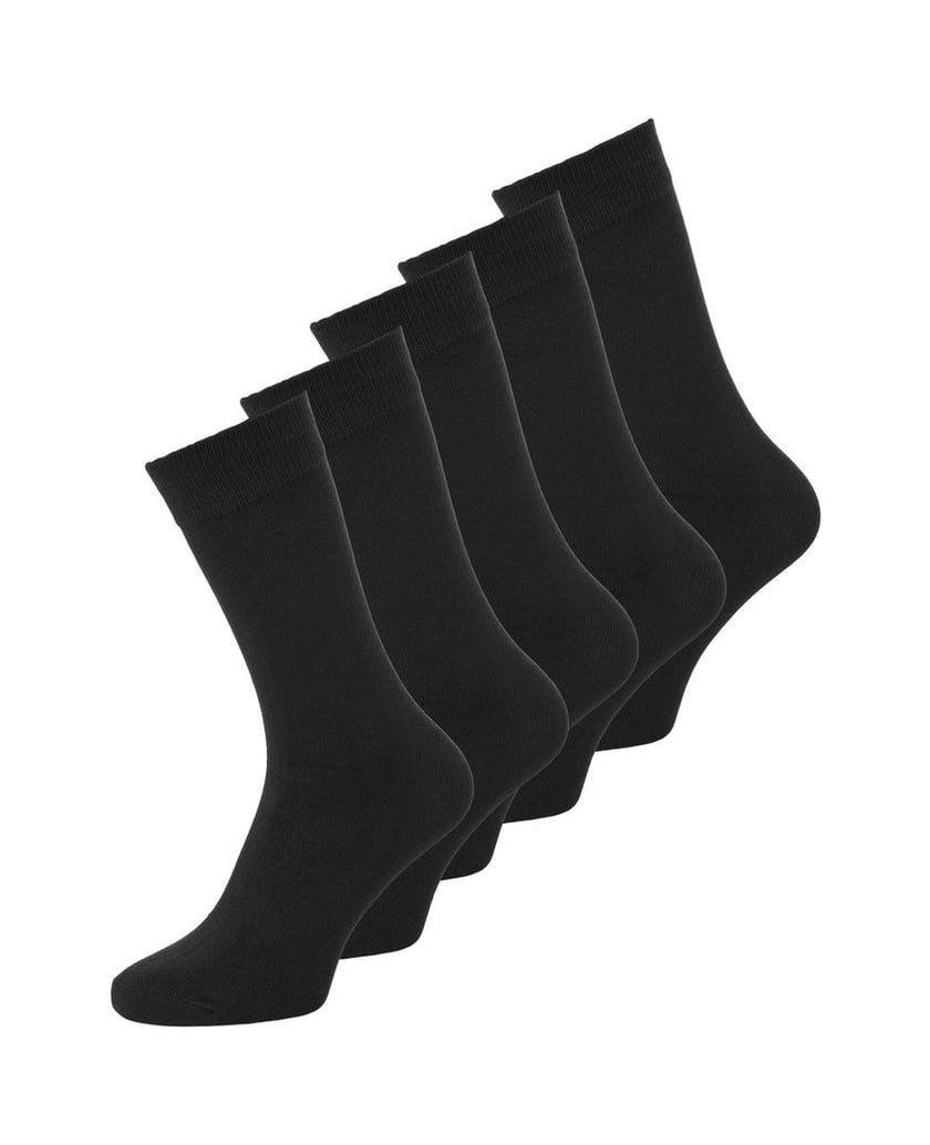 Jack-&-Jones-Herren-Socken-5er-Pack-JACBASIC-BAMBOO-SOCK-5P-schwarz