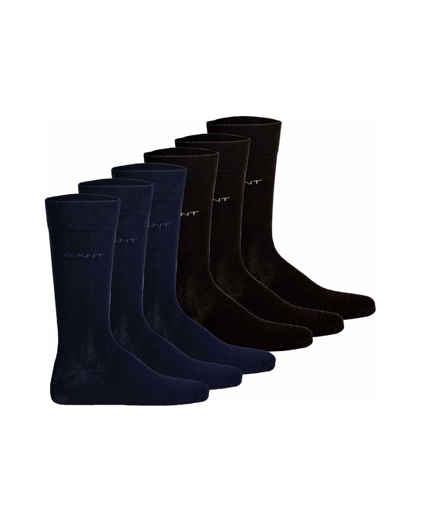 GANT-Herren-Socken-6er-Pack-schwarz