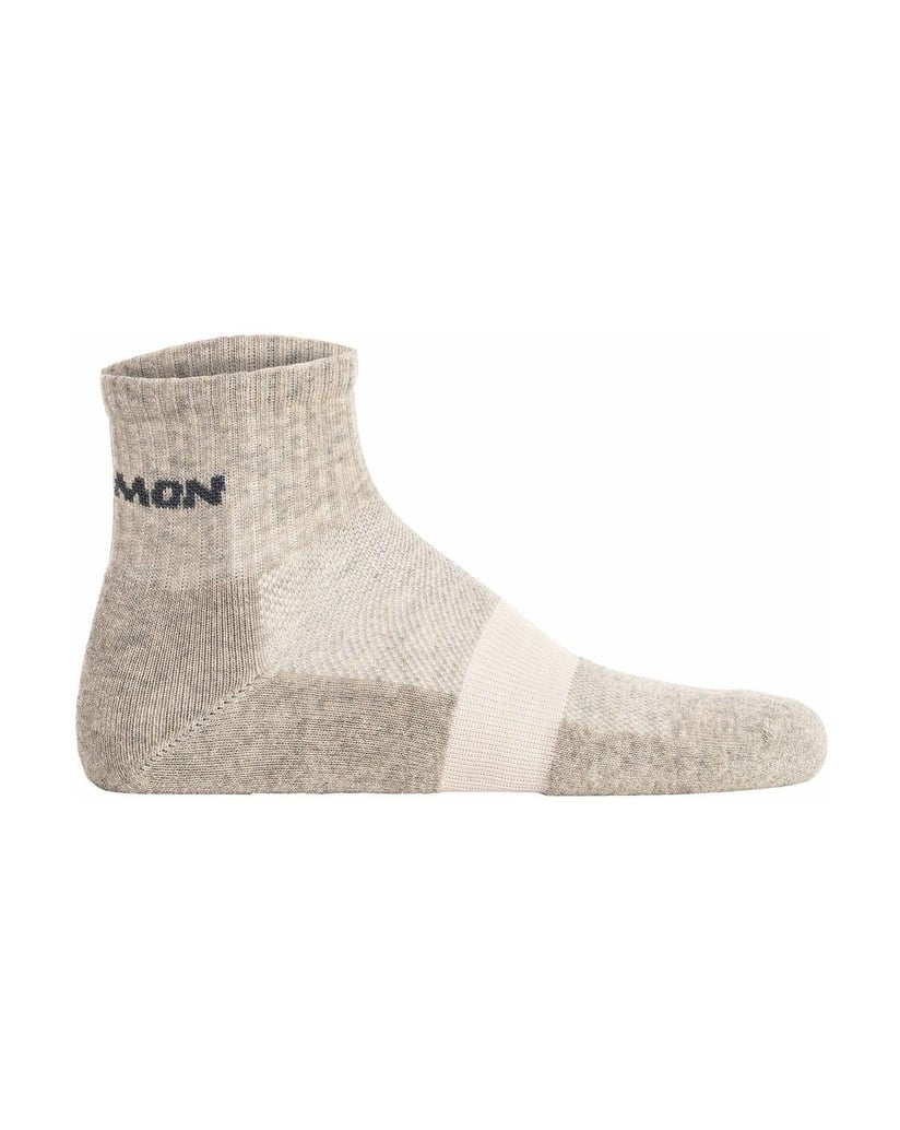 Salomon-Unisex-Socken-2er-Pack-EVASION-ANKLE-2P-grau