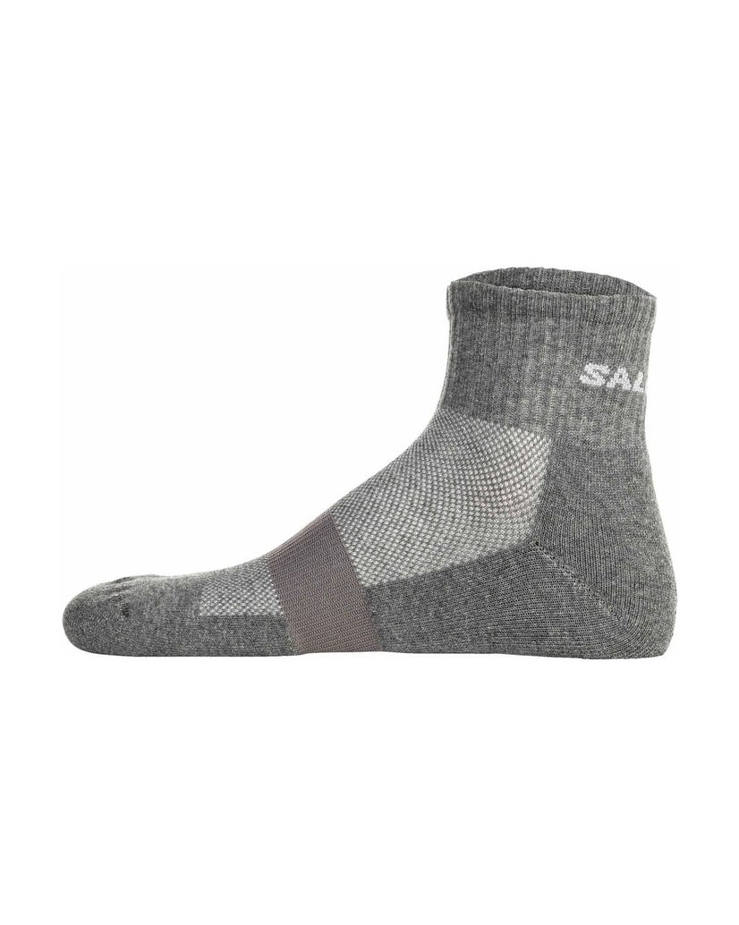 Salomon-Unisex-Socken-2er-Pack-EVASION-ANKLE-2P-grau