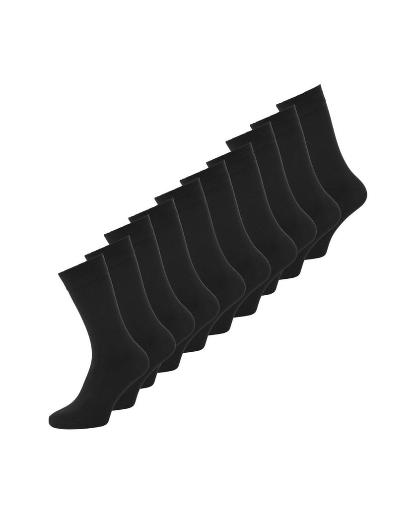 Jack-&-Jones-Herren-Socken-10er-Pack-JACBASIC-BAMBOO-SOCK-5P-schwarz