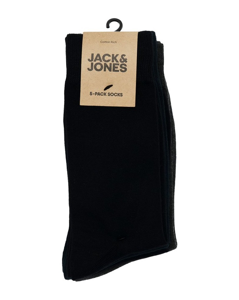 Jack-&-Jones-Herren-Socken-10er-Pack-JACBASIC-BAMBOO-SOCK-5P-schwarz