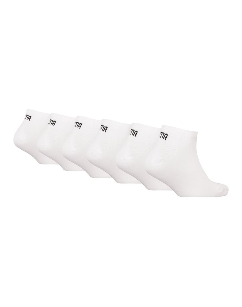 Puma-Unisex-Socken-6er-Pack-Kid's-Invisible-Sneaker-weiss