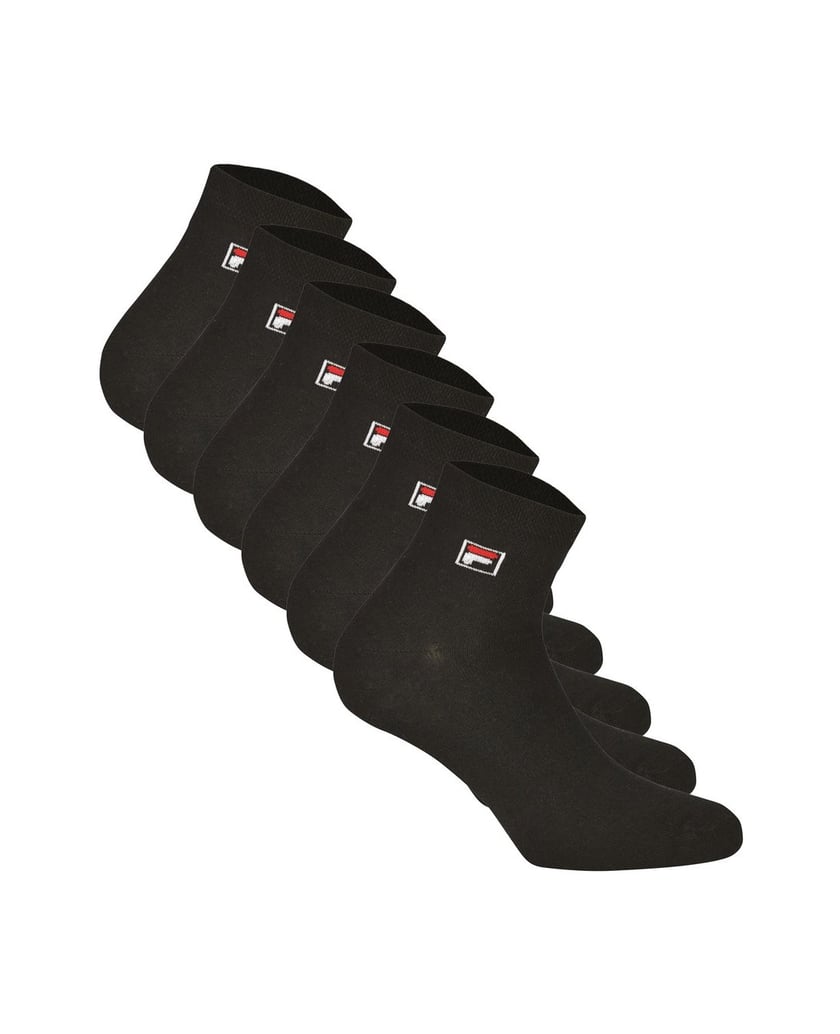 Fila-Unisex-Socken-6er-Pack-schwarz
