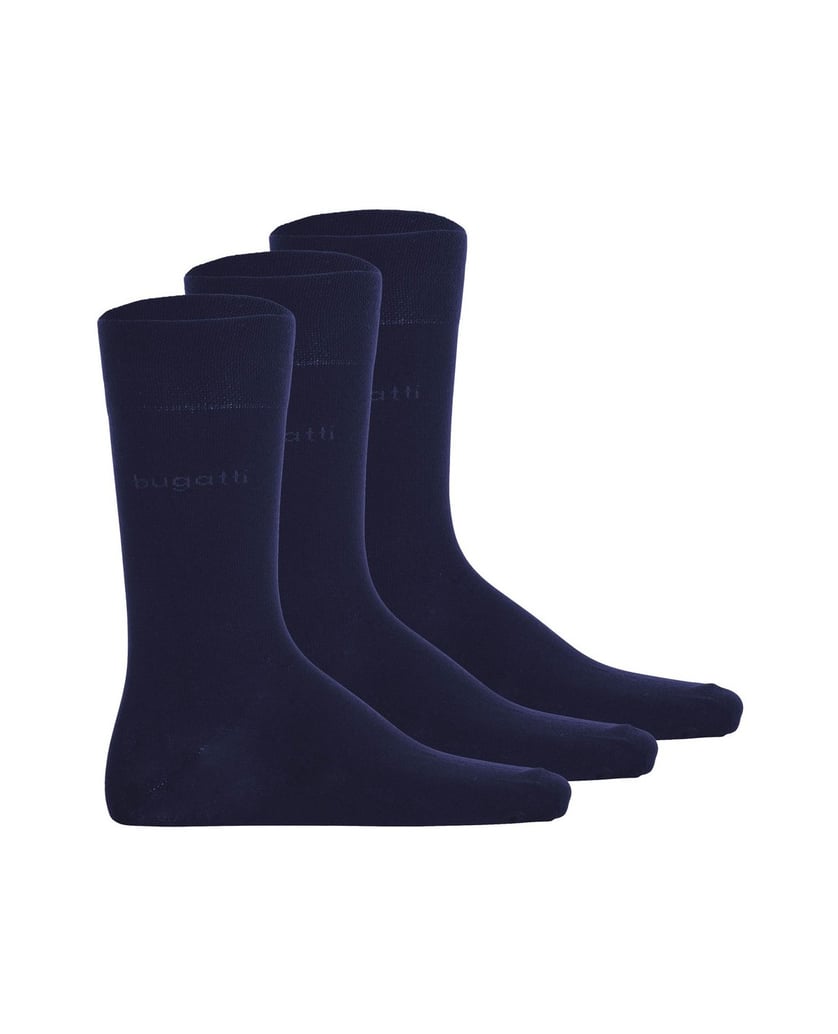 BUGATTI-Herren-Socken-3er-Pack-schwarz
