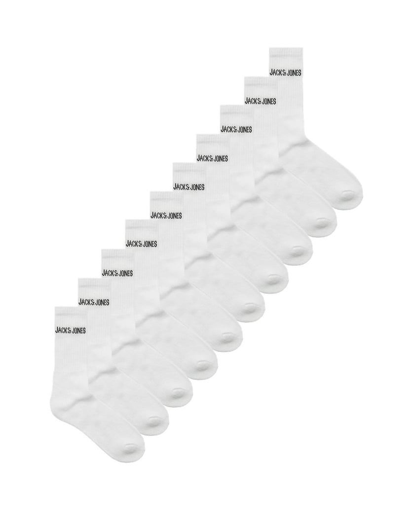 Jack-&-Jones-Unisex-Socken-10er-Pack-JACREGEN-TENNIS-SOCKS-10-PACK-JNR-LN-schwarz