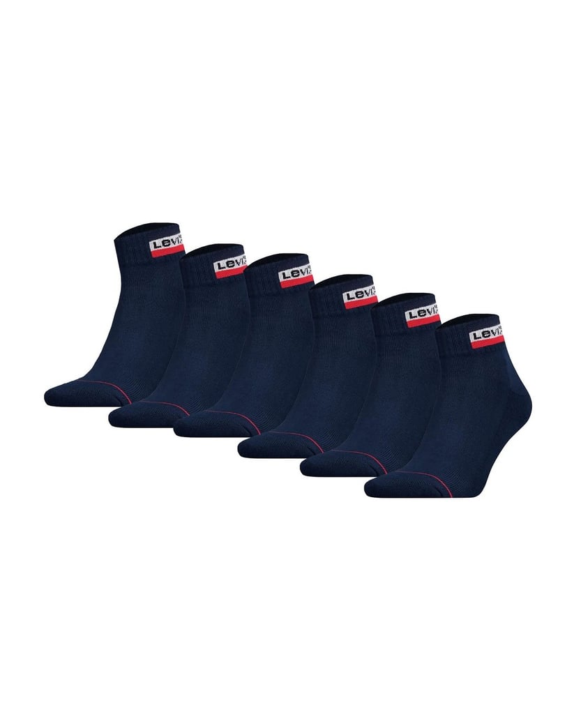Levis-Unisex-Socken-6er-Pack-blau