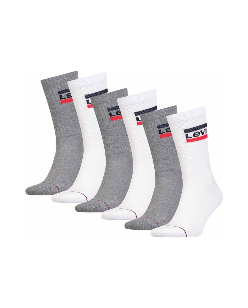 Levis-Unisex-Socken-6er-Pack-blau