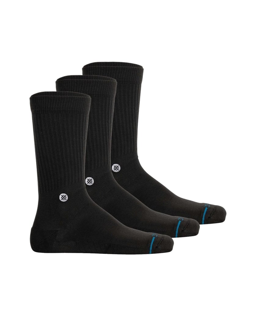 STANCE-Unisex-Socken-3er-Pack-Icon-Socken-schwarz