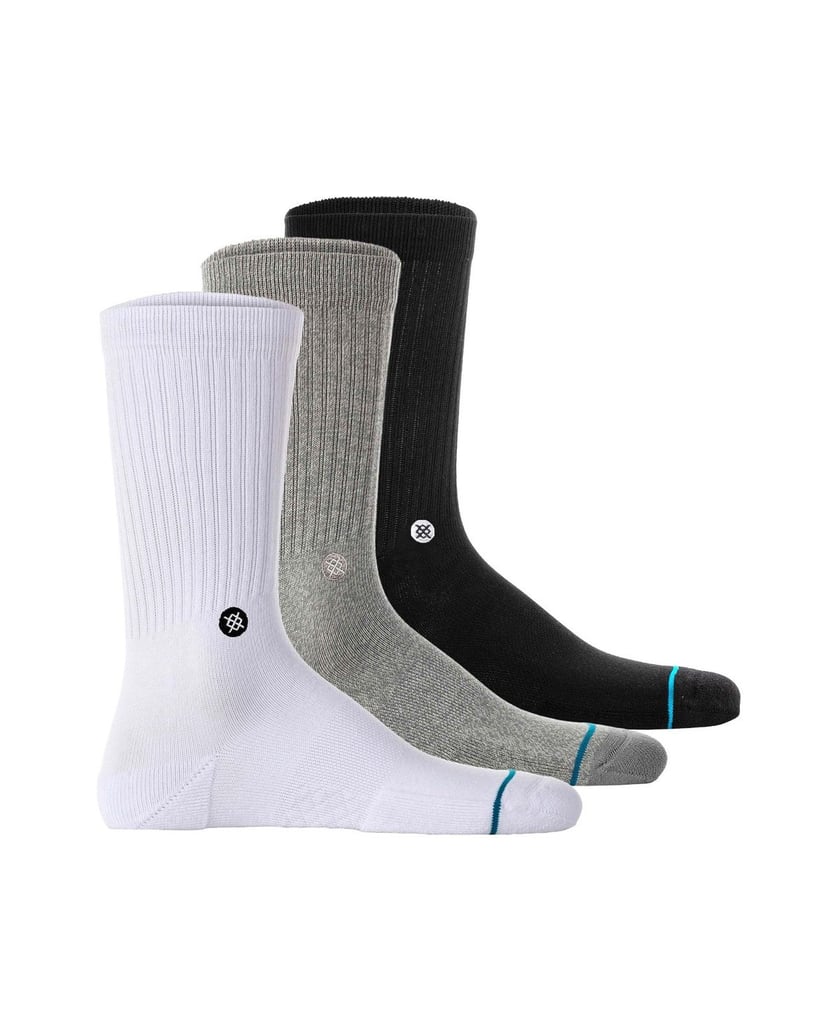 STANCE-Unisex-Socken-3er-Pack-Icon-Socken-schwarz