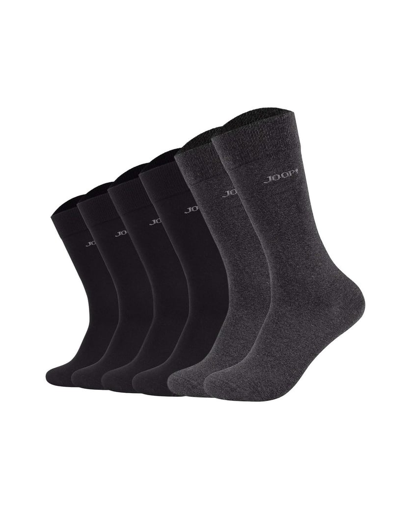 Joop-Unisex-Socken-6er-Pack-Unisex-premium-essential-organic-cotton-Socks-6p-anthrazit