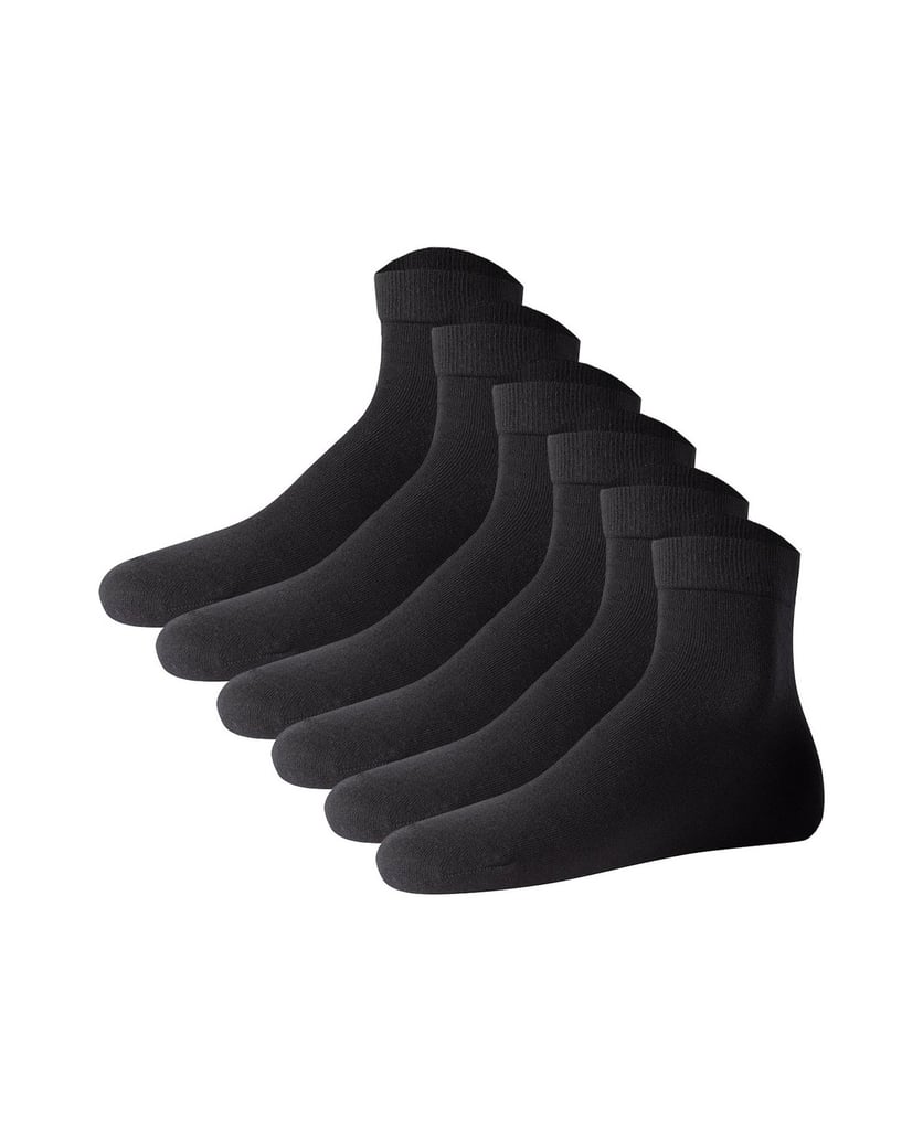 Joop-Unisex-Socken-6er-Pack-Unisex-premium-essential-organic-cotton-Quarter-6p-schwarz