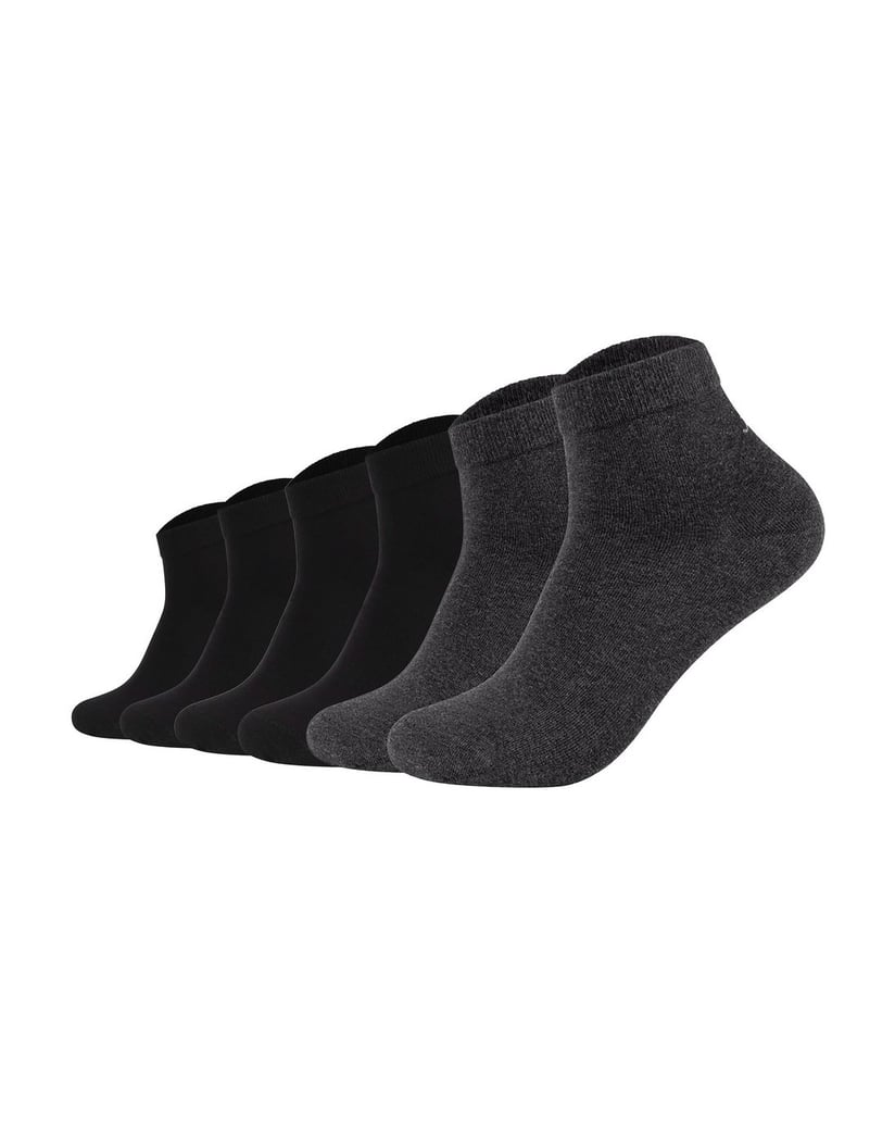 Joop-Unisex-Socken-6er-Pack-Unisex-premium-essential-organic-cotton-Quarter-6p-anthrazit