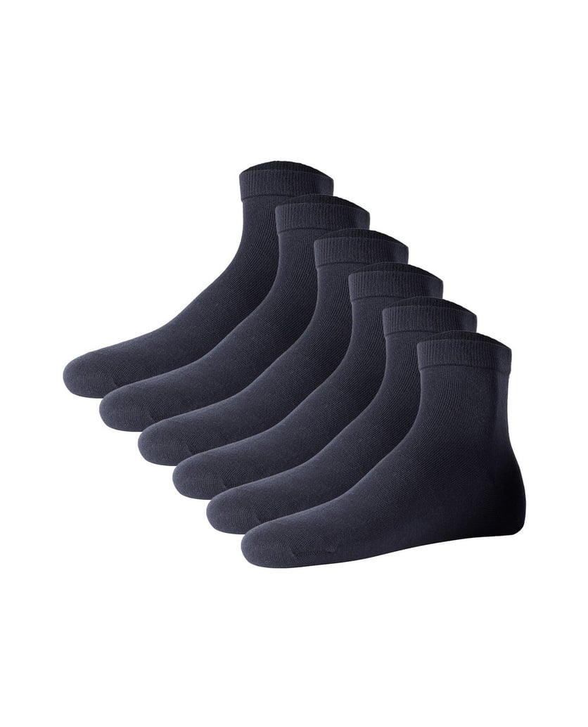 Joop-Unisex-Socken-6er-Pack-Unisex-premium-essential-organic-cotton-Quarter-6p-schwarz