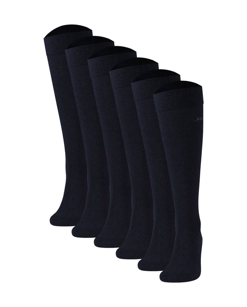 Joop-Herren-Socken-6er-Pack-Unisex-premium-essential-cotton-Knee-High-6p-schwarz