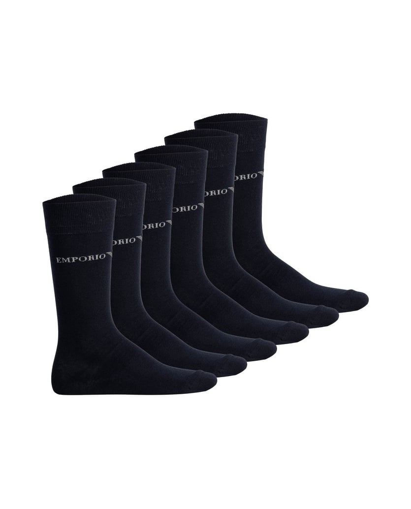 Emporio-Armani-Herren-Socken-6er-Pack-Casual-Cotton