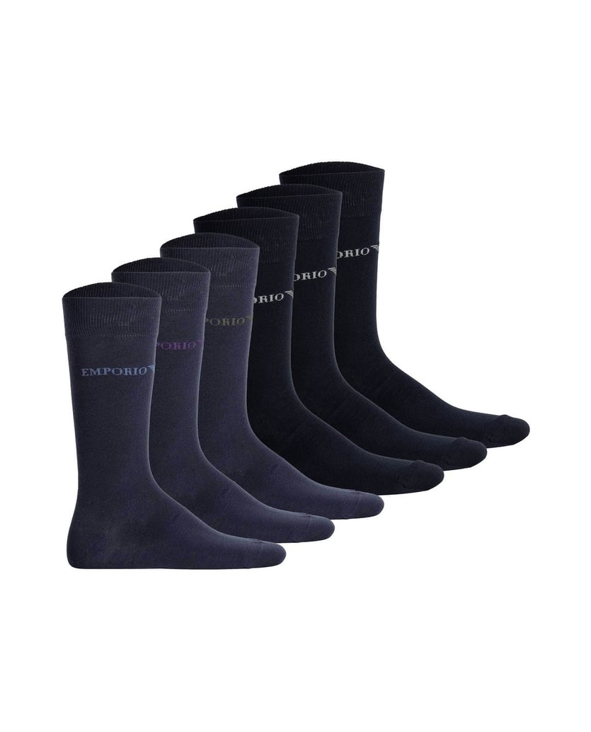 Emporio-Armani-Herren-Socken-6er-Pack-Casual-Cotton