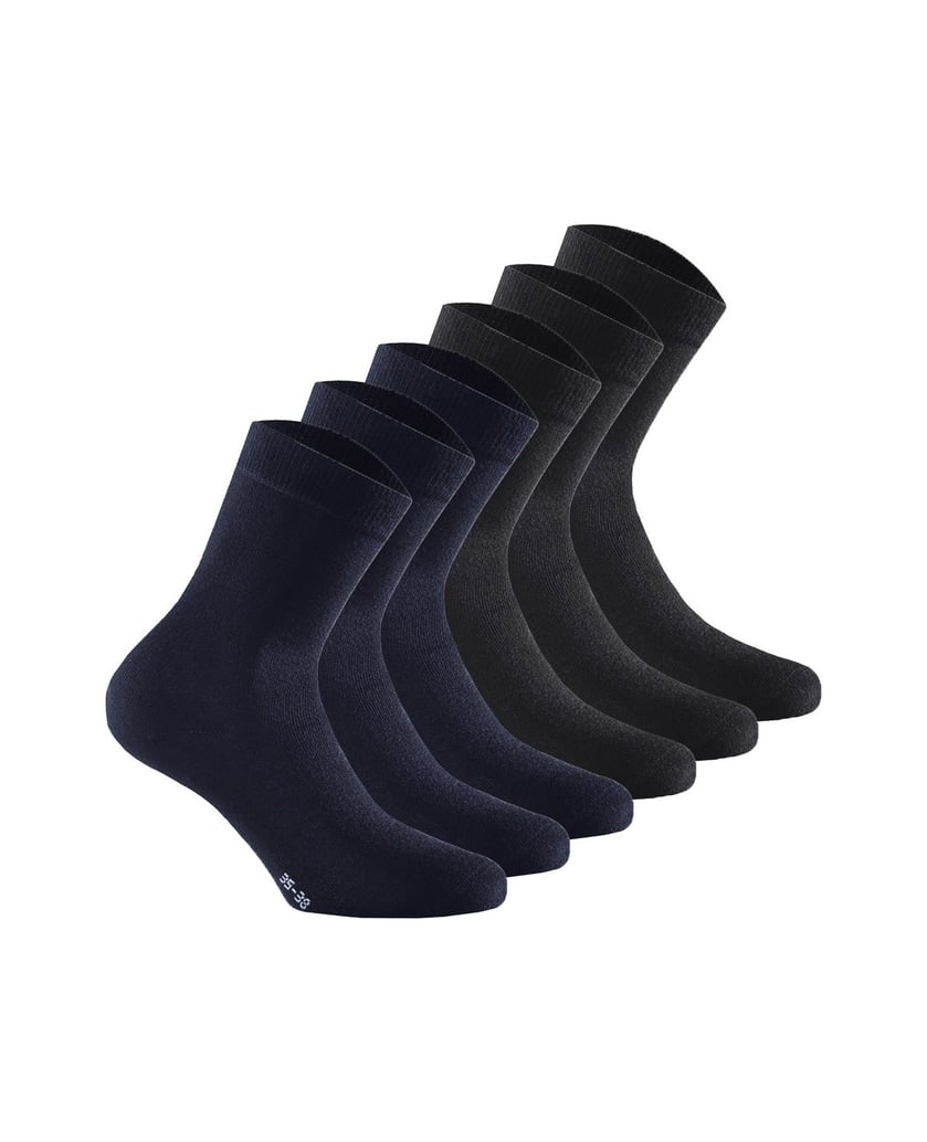 Rohner-basic-Unisex-Socken-6er-Pack-Basic-Soft-Touch-blau