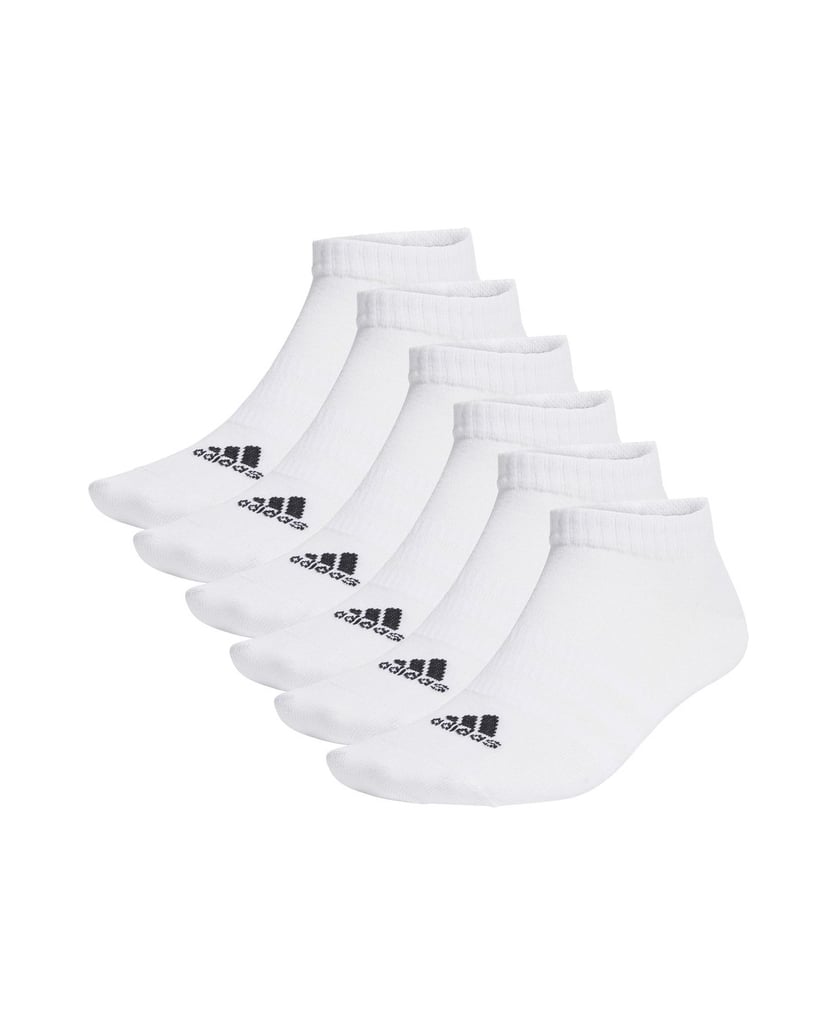Adidas-Unisex-Socken-6er-Pack-Thin-and-Light-Sportswear-Low-Cut-Socks-weiss