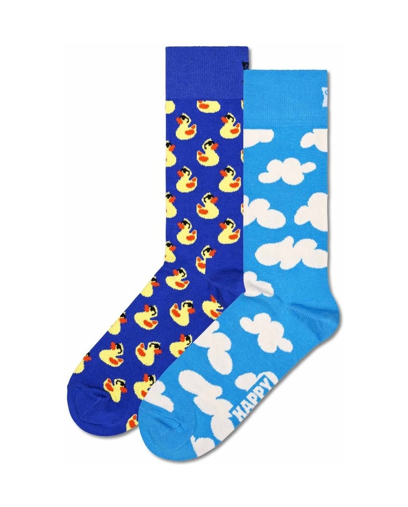 HAPPY-SOCKS-Unisex-Socken-2er-Pack-Classic-Crew-2-Pack-rosa