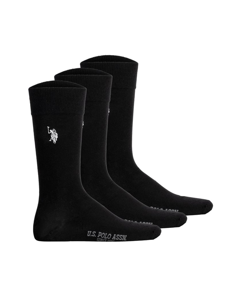 U.S.-POLO-Herren-Socken-3er-Pack-schwarz