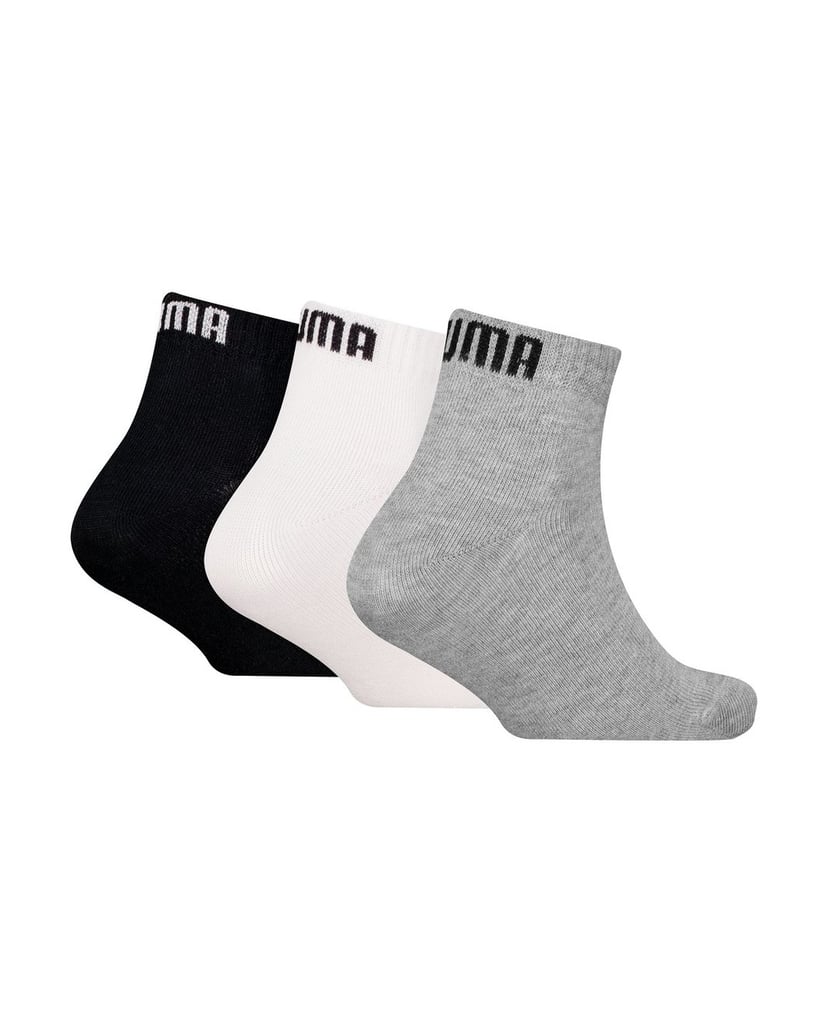 Puma-Unisex-Socken-3er-Pack-Plain-Quarter-3P-schwarz