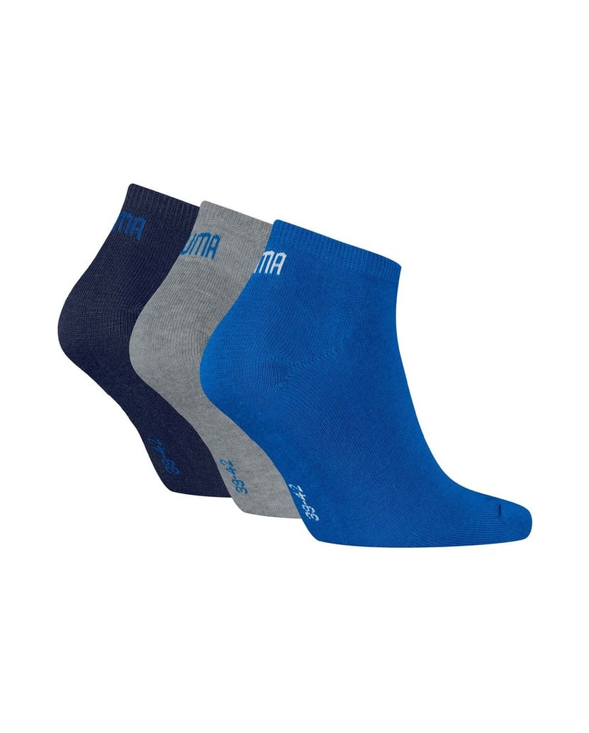 Puma-Unisex-Socken-3er-Pack-Sneaker-Plain-3P-grau